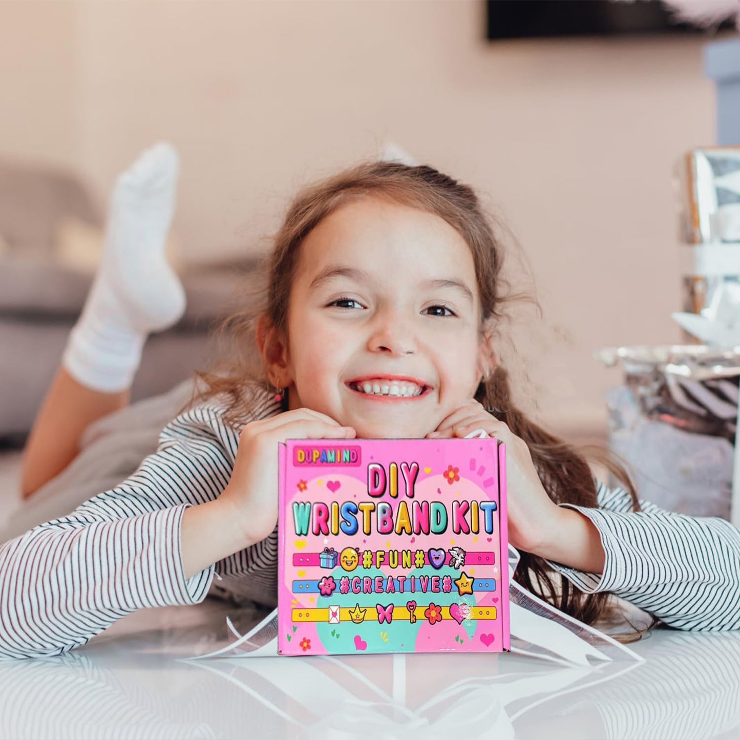Dupamind Friendship Bracelet Making Kit for Girls, Birthday Gifts Art & Craft Kits for Kids, DIY Jewelry Making Kit, Girls Present for Ages 5-12, Toys for Age 5, 6, 7, 8, 9, 10, 11, 12 Years Old