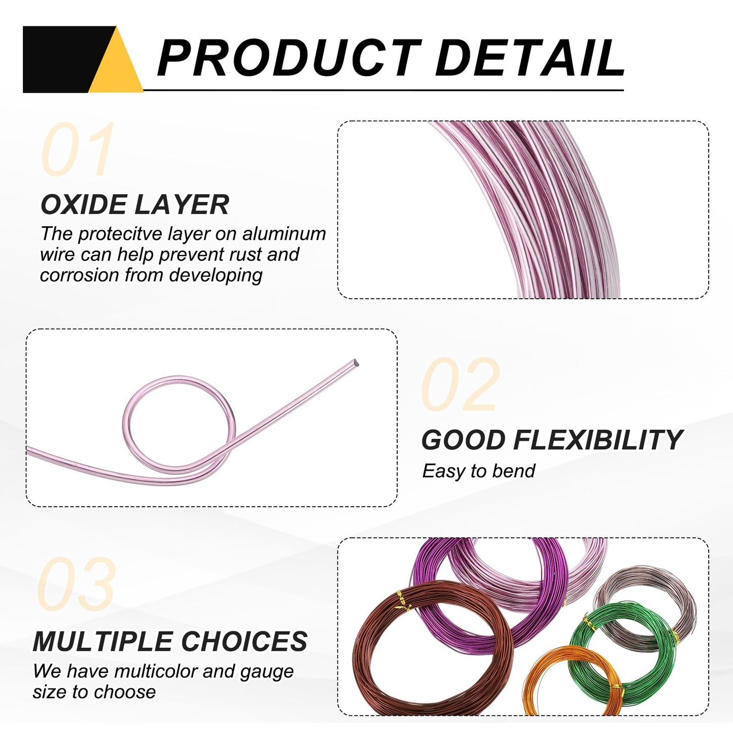 MECCANIXITY 10 Gauge 2.5mm Aluminum Wire, 100 Feet Bendable Metal Craft Armature Wire for Jewelry Making DIY Beading Floral Wreath Wrapping Sculpting, Light Pink