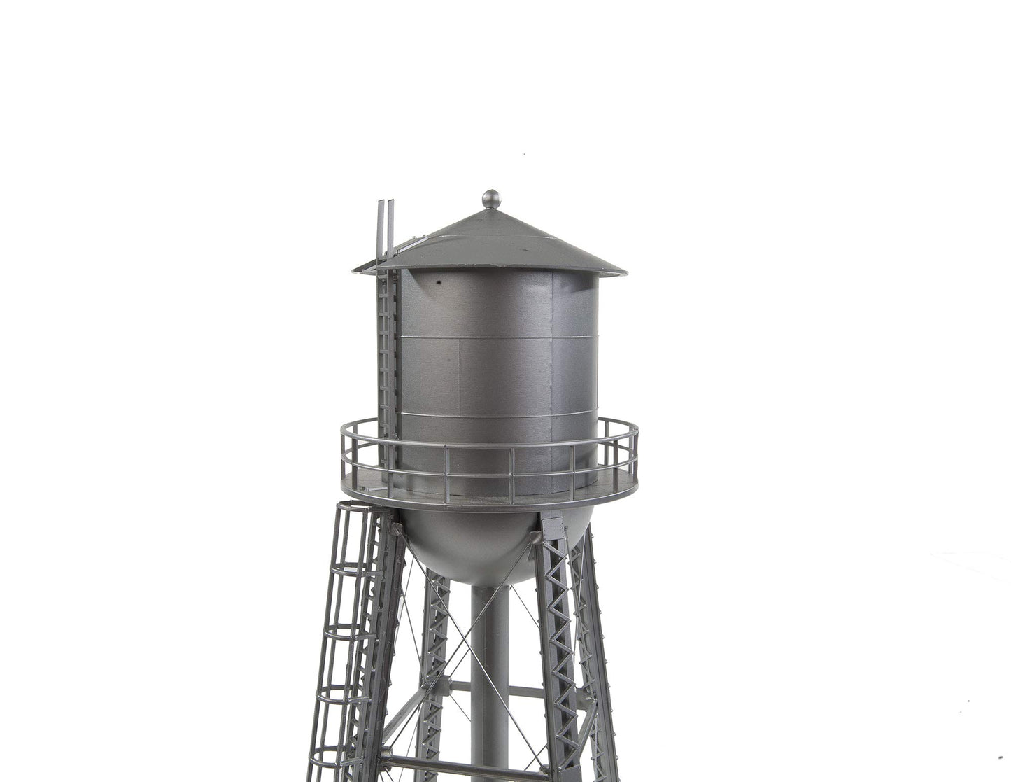 Walthers Cornerstone City Water Tower-Silver 933-2826 HO Scale Model Railroad - Structure Assembled Model