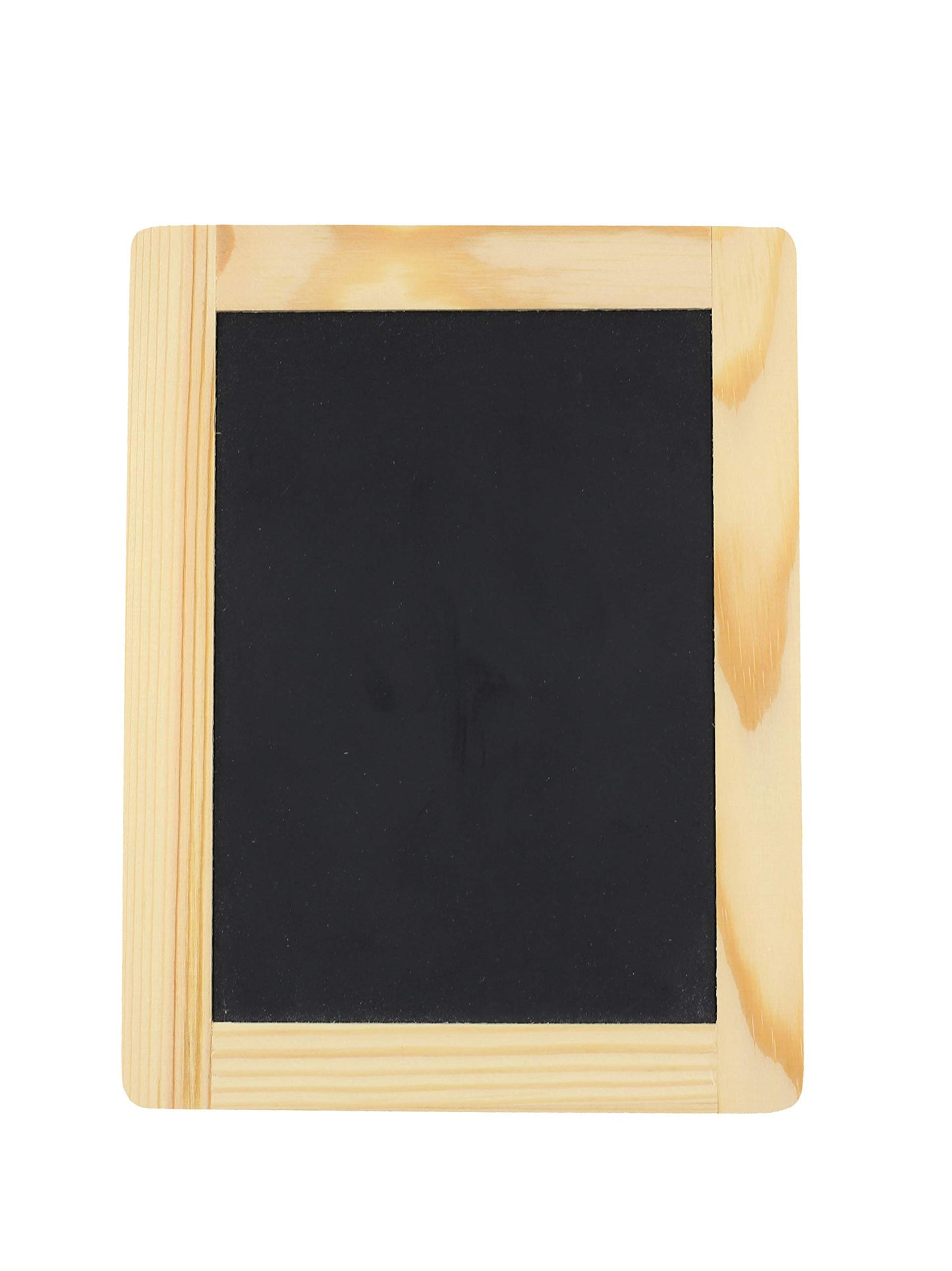 Creative Hobbies® Synthetic Chalkboard with Unfinished Wood Frame, 4 x 6 Inch -Pack of 6 Chalkboards