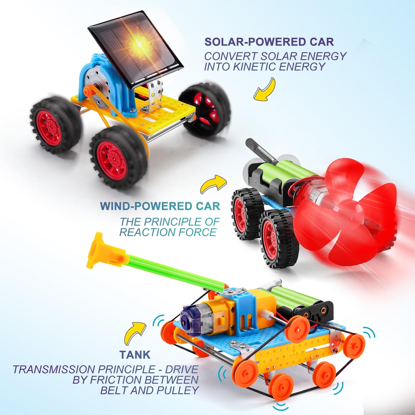 Robot STEM Kits for Kids Age 8-10, STEM Toys for Ages 8-13, Science Building Kit for Boys 6-8 8-12, Robotics Engineering Experiments Projects for 8 9 10 12-14 Year Old Boys Girls Birthday Gift