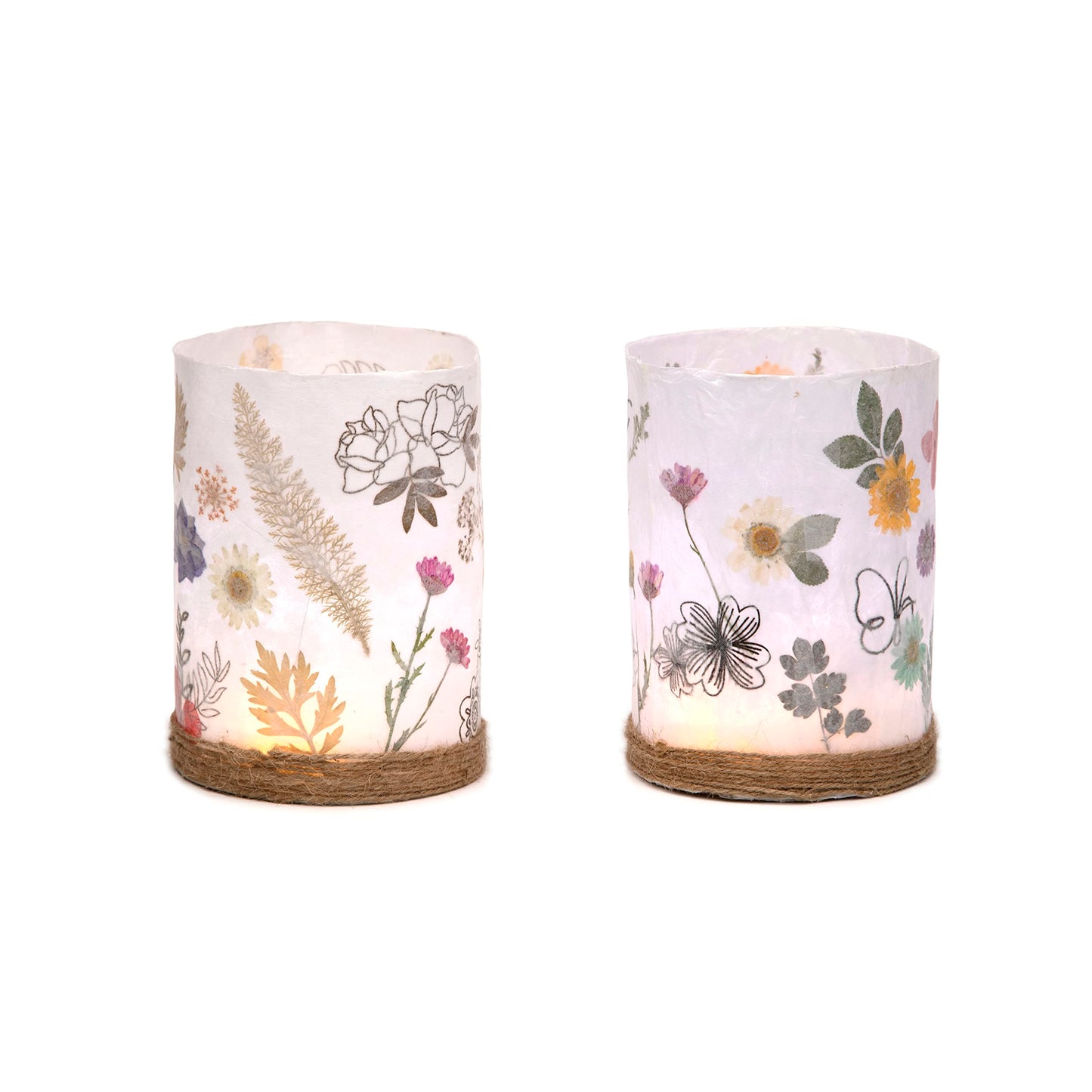 Craft Crush Nature DIY Lantern Making Kit - Bring Nature Inside - Garden Decor, Art Project, Creative Activities for Birthday, Parties, School - Art Supplies - Art & Craft Kit for Kids, Teens, Adults