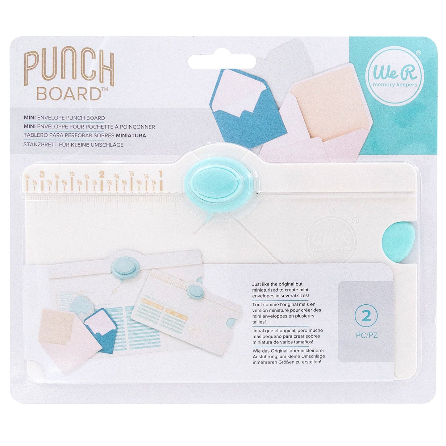 We R Memory Keepers Mini Envelope Punch Board
