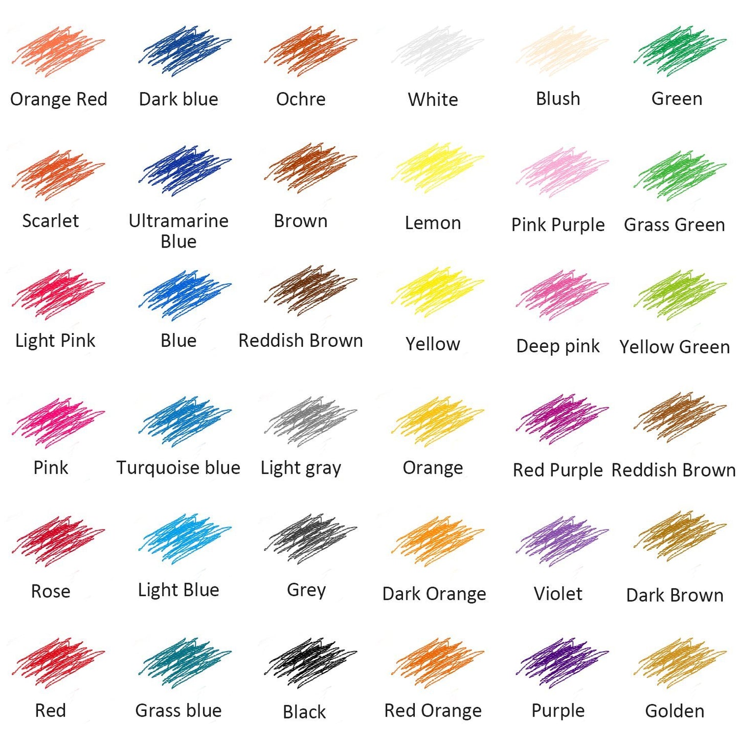 covacure Colored Pencils, Premier Color Pencil Set With 36 Colouring Pencils,Sharpener and Canvas Pencil Bag