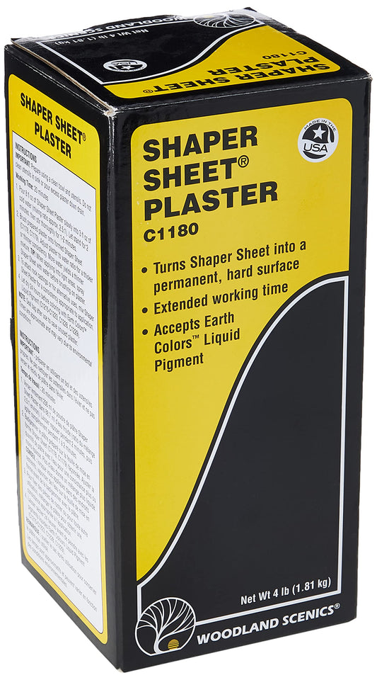 Woodland Scenics Shaper Sheet Plaster-4lb