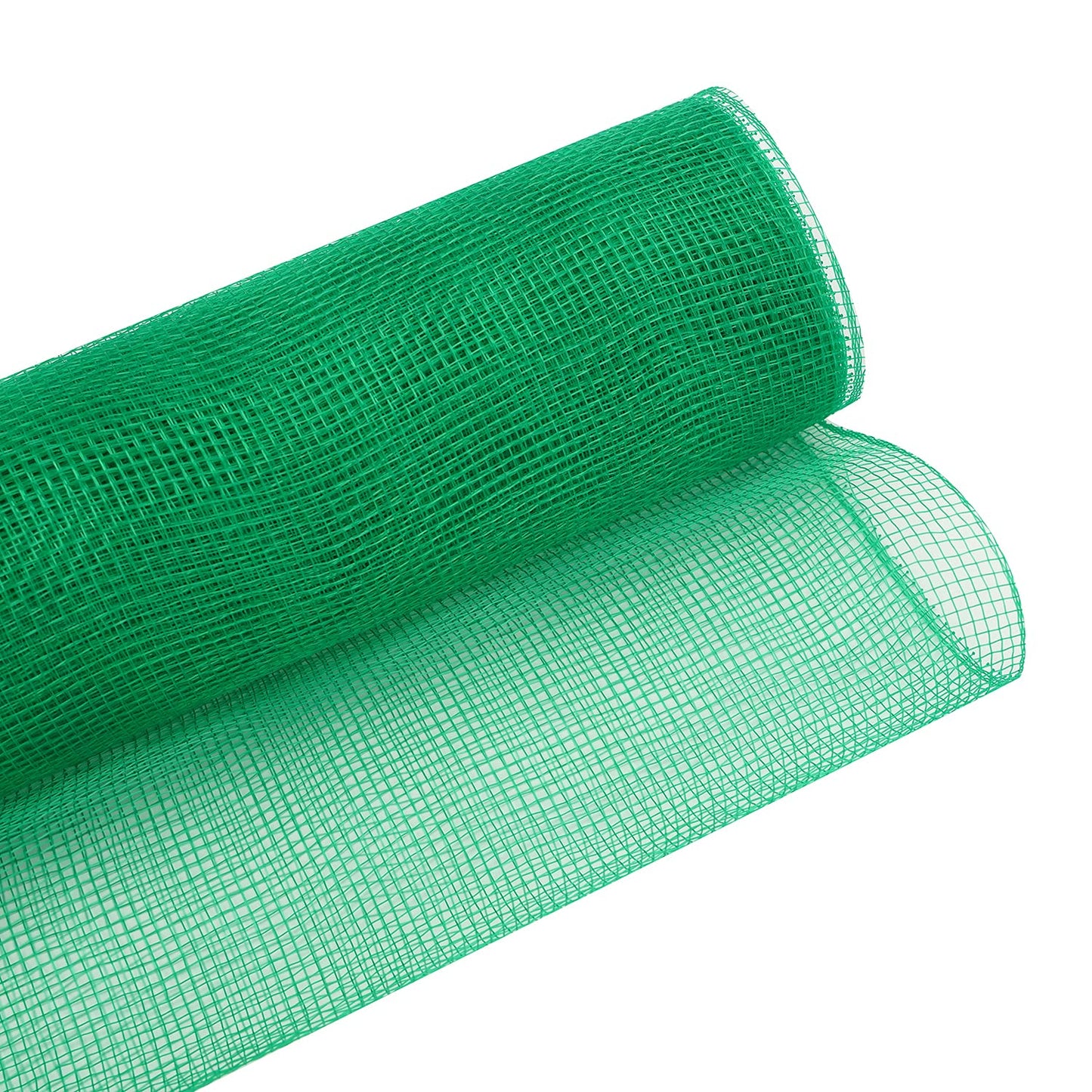 MEEDEE Emerald Green Deco Mesh 10 Inch Rolls Mesh Christmas Ribbon Green Mesh Ribbon for Christmas Tree, Garland, Staircase, Mailbox, Centerpiece, Making Wreath, Decorating and Crafts (30 Feet)