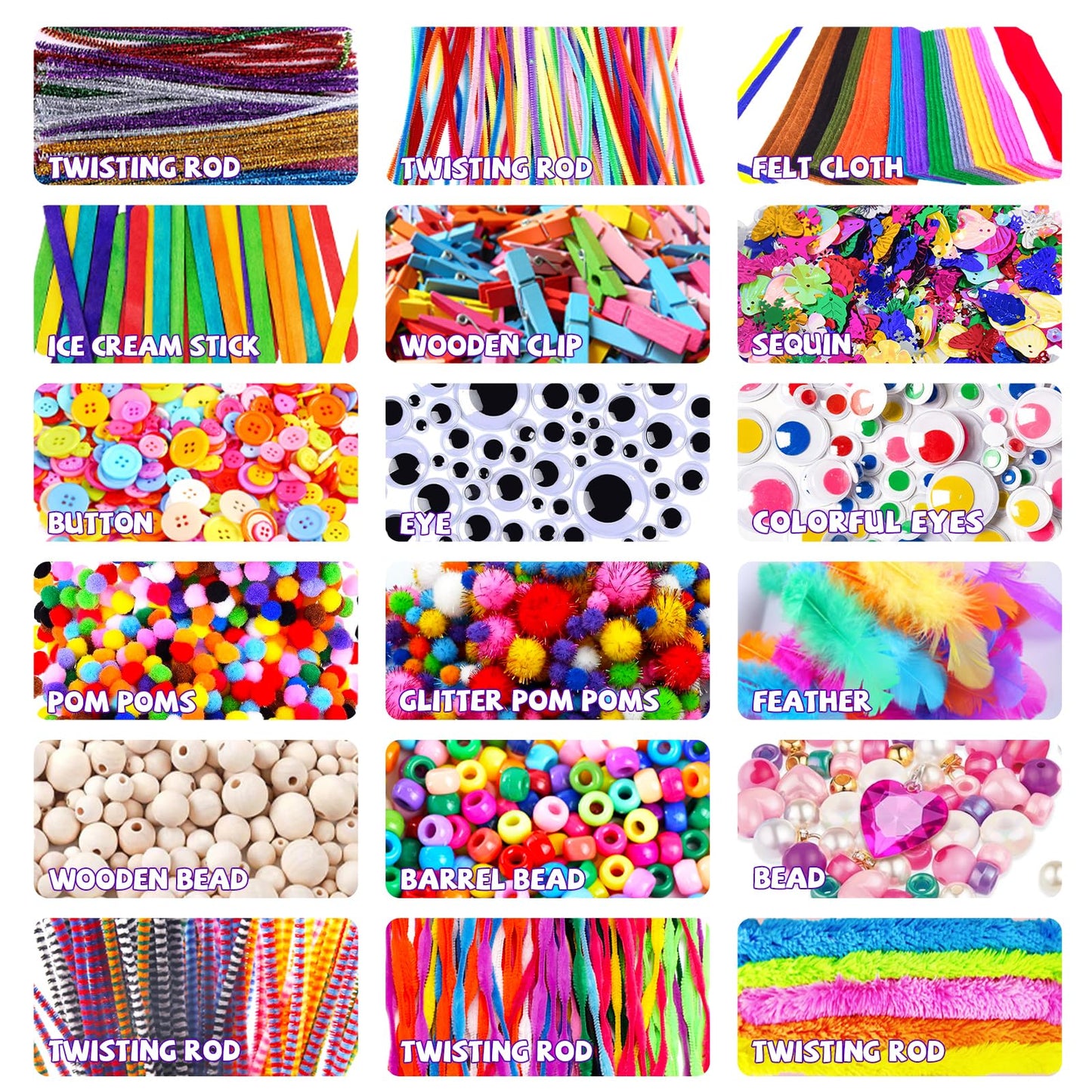 Itopstar Arts and Crafts Kit for Kids, Science Kits for Kids Age 5-7, Craft Kits and Art Supplies, Gifts for 5 7 9 Year Old Girls, Crafts for Kids Ages 4-8 8-12