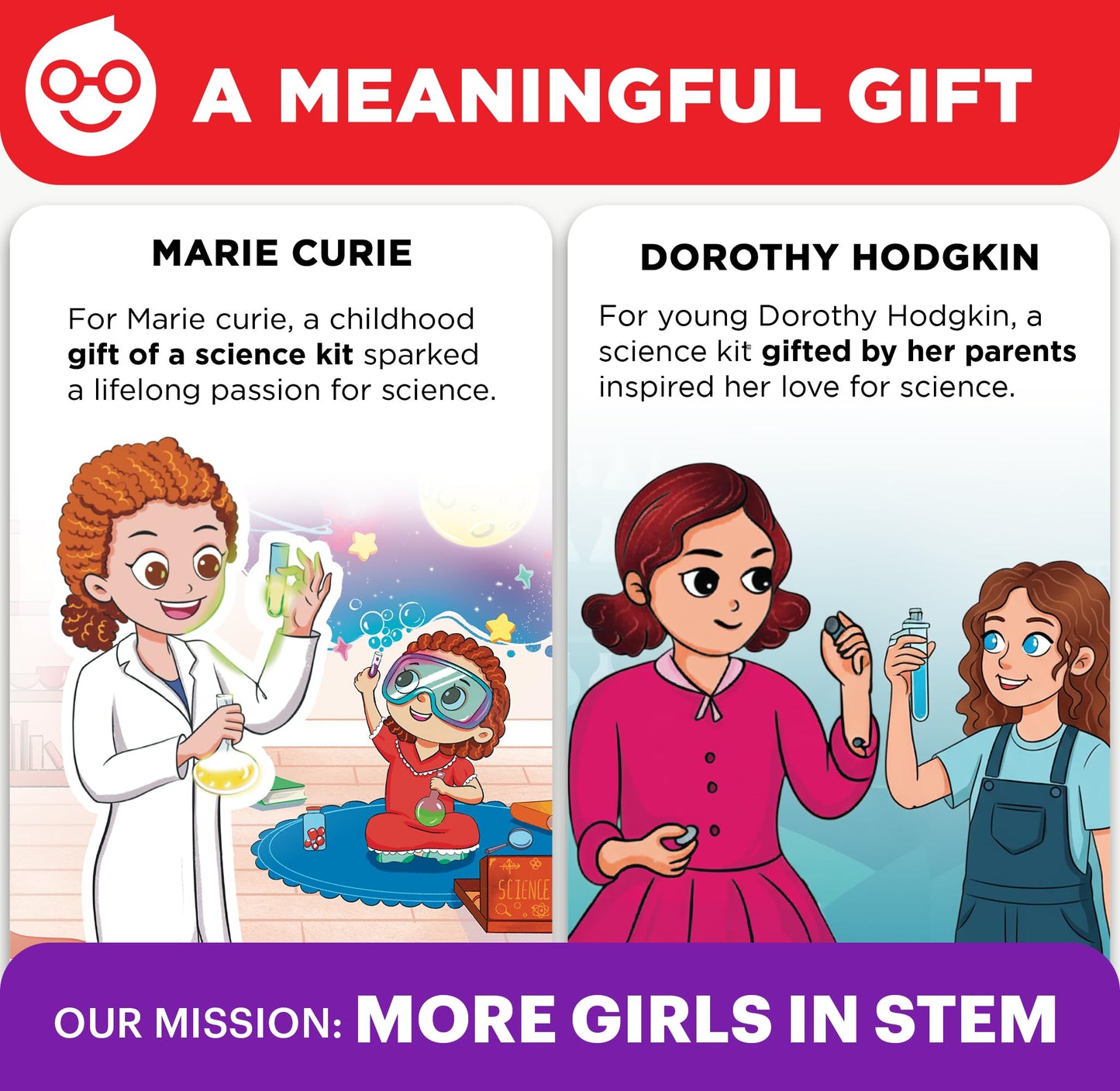 Doctor Jupiter Girls' Super Science Kit for Ages 8-12 | Birthday Gift Ideas for Girls 8,9,10+ Years Old | Chemistry Set with 100+ Experiments