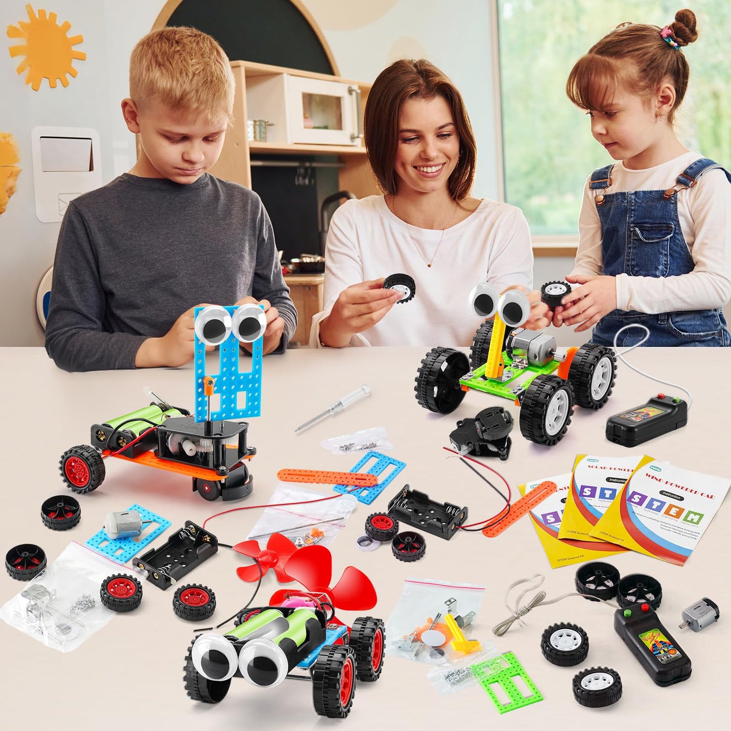 Robot STEM Kits for Kids Age 8-10, STEM Toys for Ages 8-13, Science Building Kit for Boys 6-8 8-12, Robotics Engineering Experiments Projects for 8 9 10 12-14 Year Old Boys Girls Birthday Gift