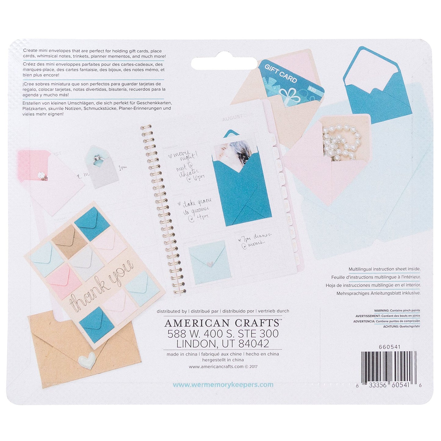 We R Memory Keepers Mini Envelope Punch Board