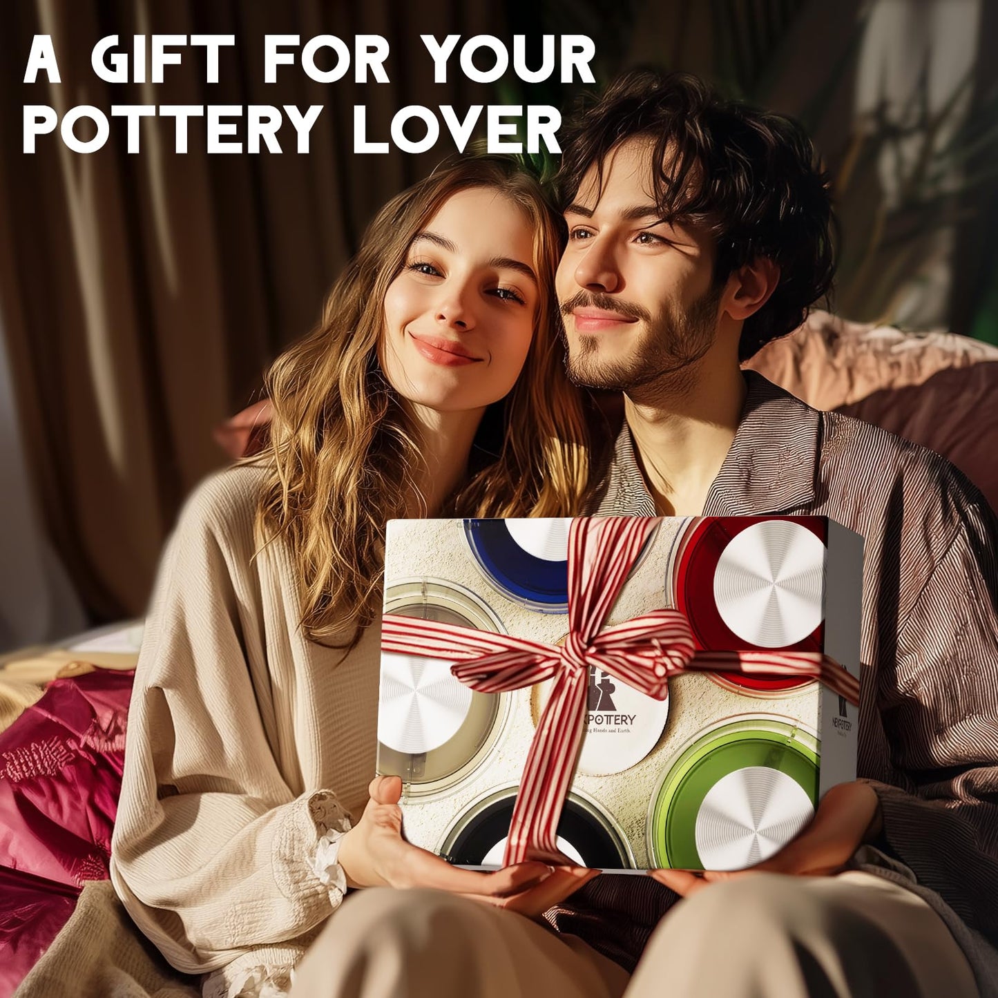 Pottery Wheel for Kids Adults and Beginners - Complete Pottery Set for Teen with 6" Turntable, 2.2lb Clay, Art Supplies Sculpting Tools, Craft Gifts for Teens Adults (Grey)