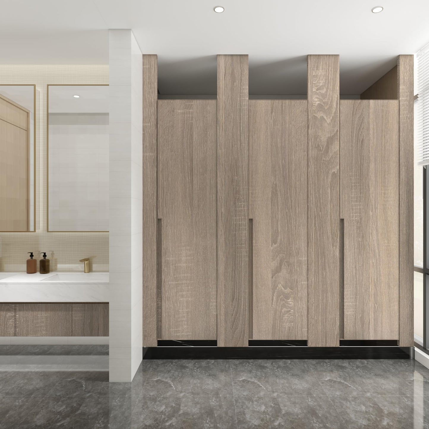 Boobest 15.7"x 354" Gray Wood Wallpaper Textured Peel and Stick Wallpaper Wood Grain Contact Paper Waterproof Removable Faux Wood Wall Paper Decor for Furniture Cabinets Crafts Bedroom Living Room