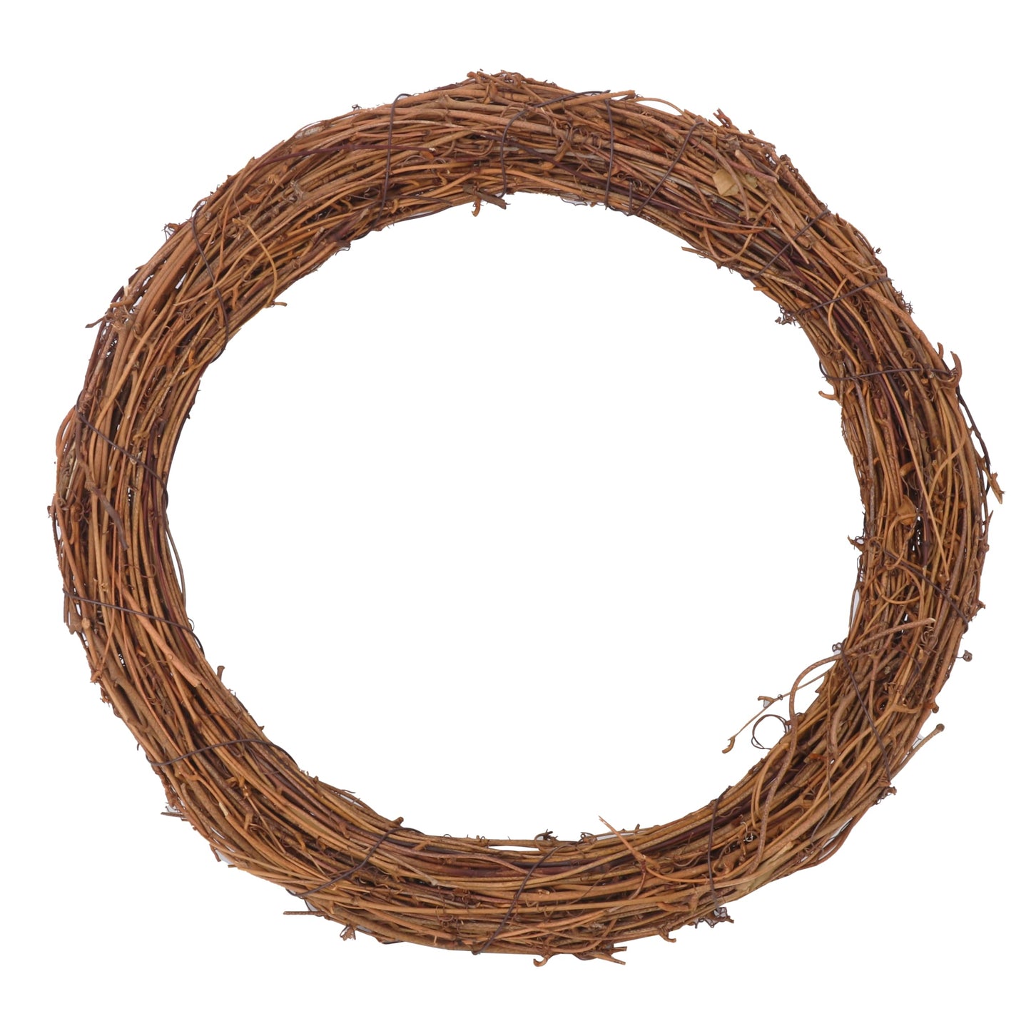 KUKLIPJIM 5 Pcs 12 Inch Natural Grapevine Wreath Set, Hand-Woven Vine Branch Wreaths for DIY Crafts, Christmas Decorations, Home & Event Styling