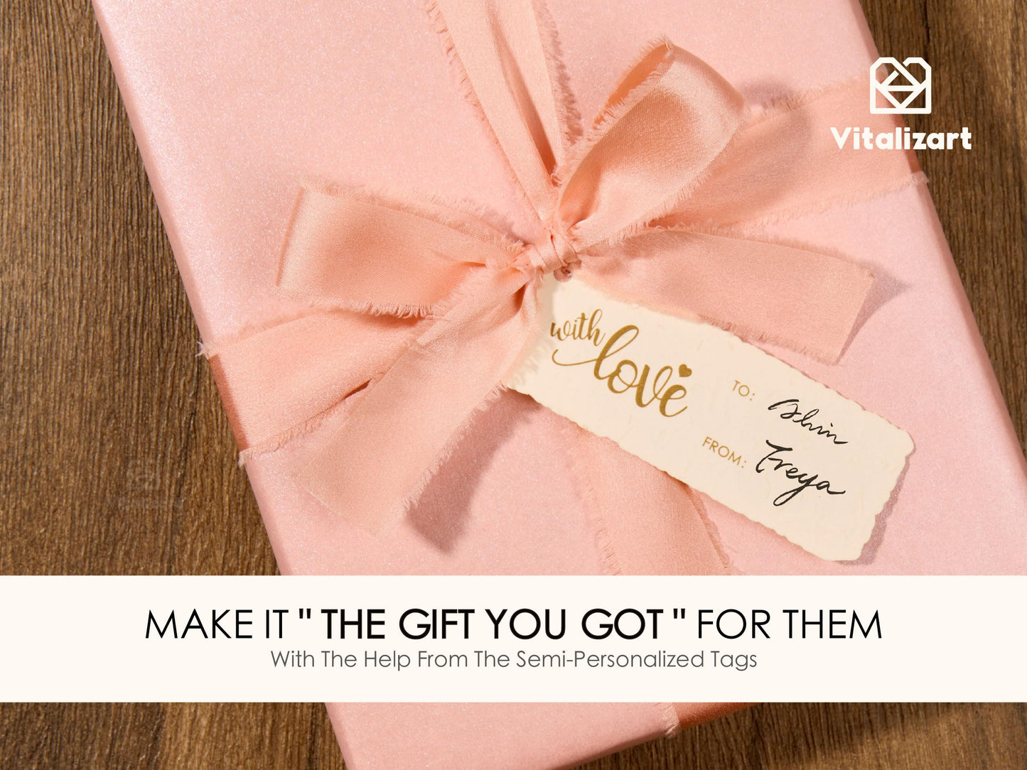Vitalizart Pink Wrapping Paper Set 17" Pearly-Lustre With Silk Like Satin Ribbon & Gift Tags Recyclable Christmas Gift Wrapping Birthday Baby Shower Wedding Handmade Crafts 197"(16.4 Ft)