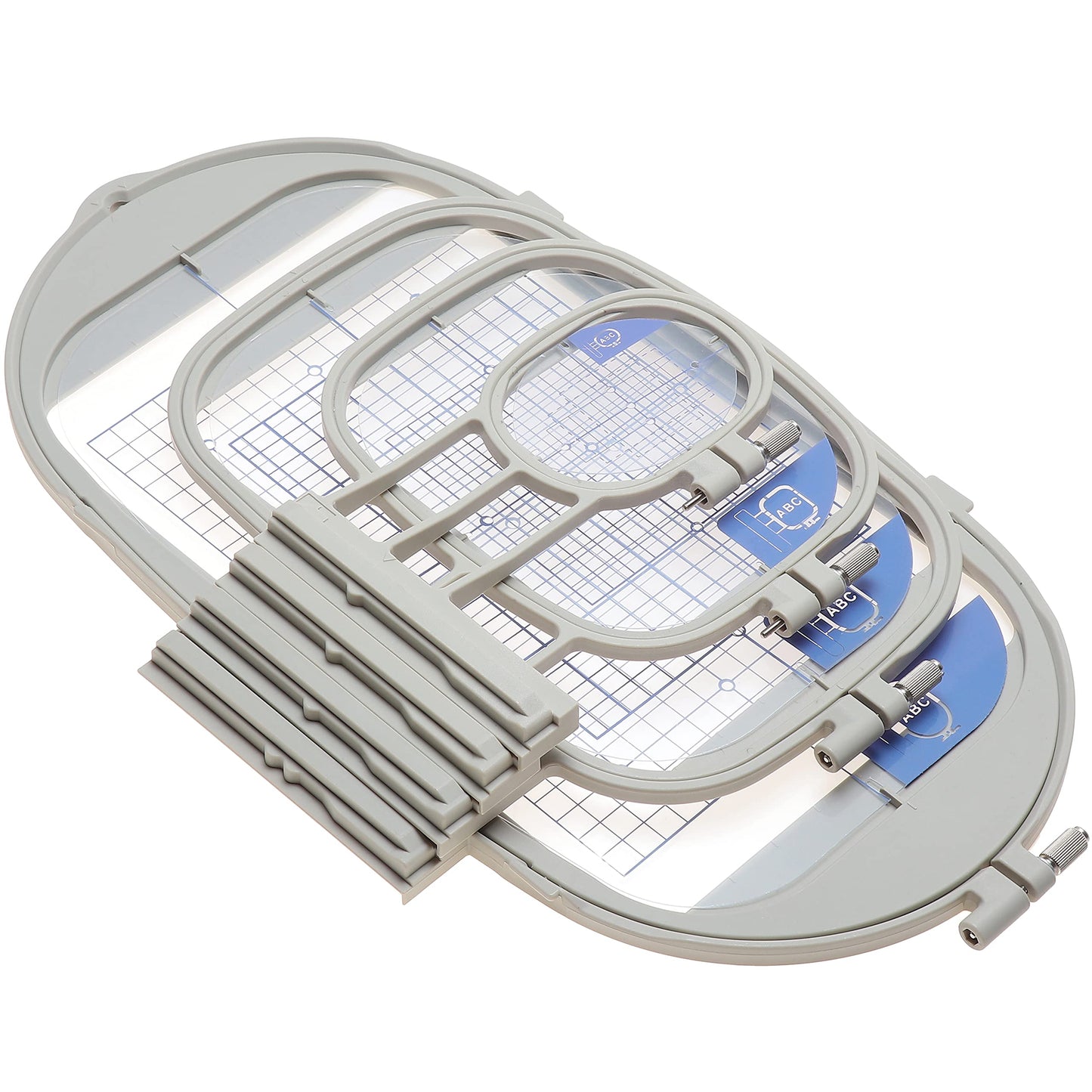 New brothread Embroidery Machine Hoop 4 in 1 Set (SA437+SA438+SA439+SA441) Compatible with Brother Innovis NQ3600D/3500D NQ1700E/1600E/1400E VE2200 4000D 1500D V7 V5 V3 BabyLock Ellegante/Aventura