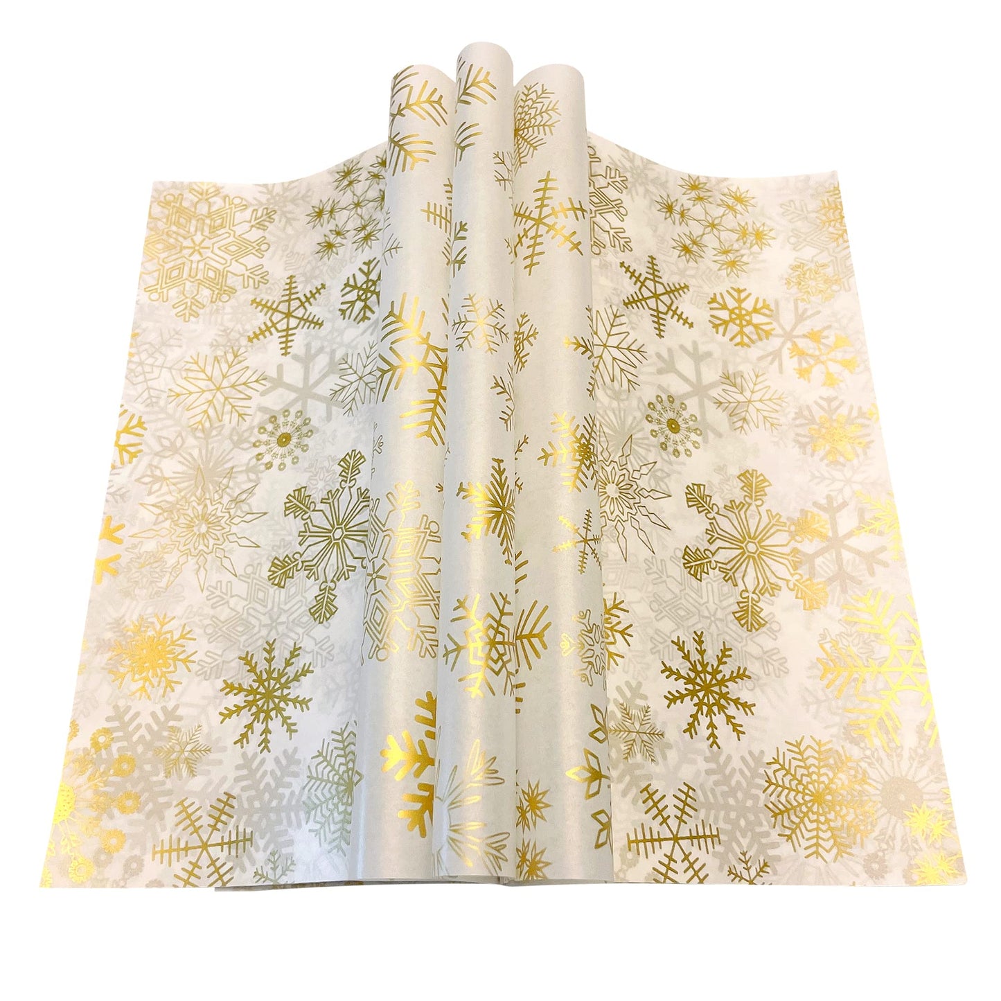 Suiwen Gold Snowflake Wax Paper Sheets Deli Wraps Tray&Basket Liner Deli Paper Wax Paper Baking Paper Colored Parchment Paper Greaseproof for Food (150), 25*22cm