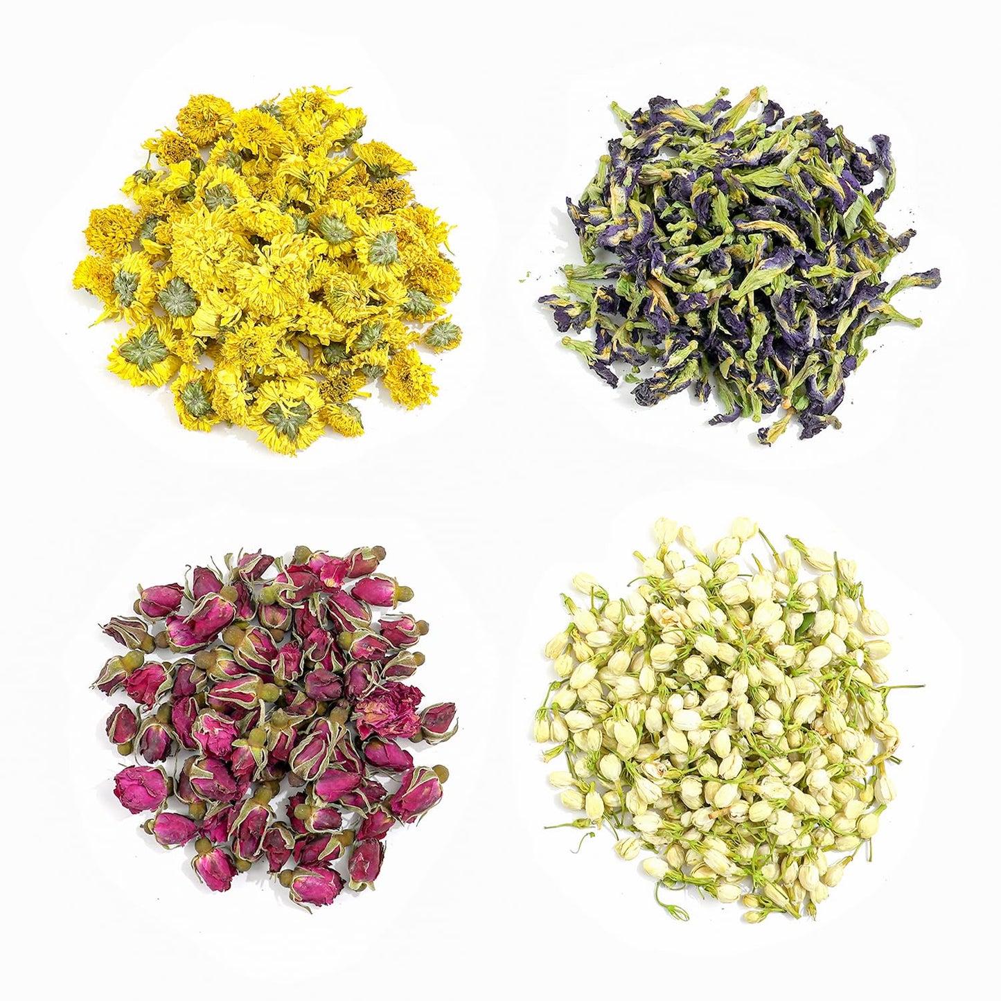 Natural Dried Fruit and Flower Kit for DIY Crafts - 25 Bags, Ideal for Soap Making, Candle Making, Resin Jewelry, Bath Bombs, and Nail Art - Includes Rose Petals, Rosebuds, Lilium, Jasmine, and More