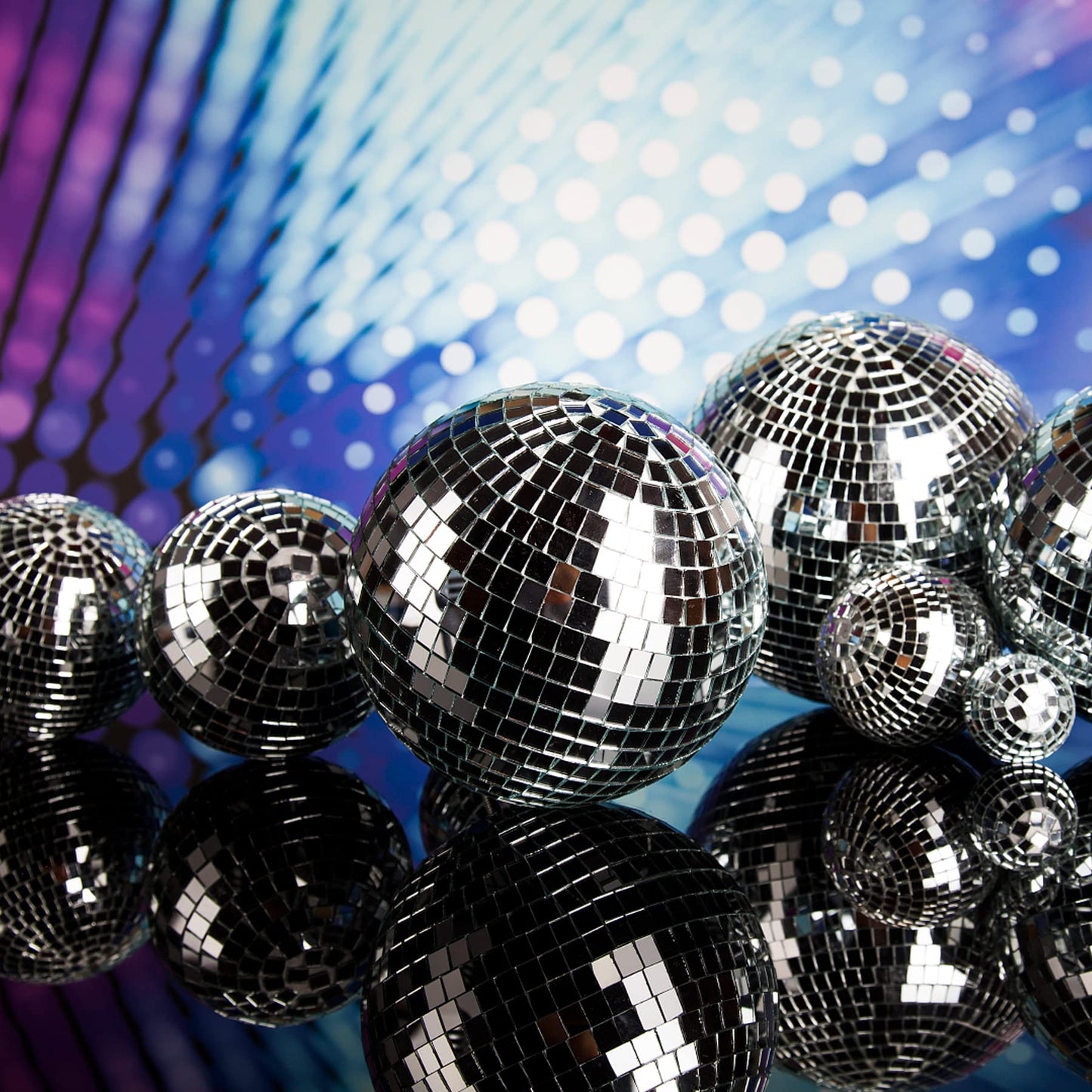 Mosaic Tiles, 10 x 10 mm 4500 PCS Self-Adhesive Disco Tiles, Silver Square Disco Ball Stickers for DIY Craft Party Decoration
