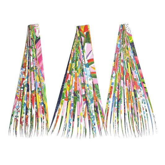 Paper Strips Multi Size Pack Includes 1", 3/4", and 1/2" Wide Triangle Shape Strips to Make Paper Beads (144-Strips-Multi)