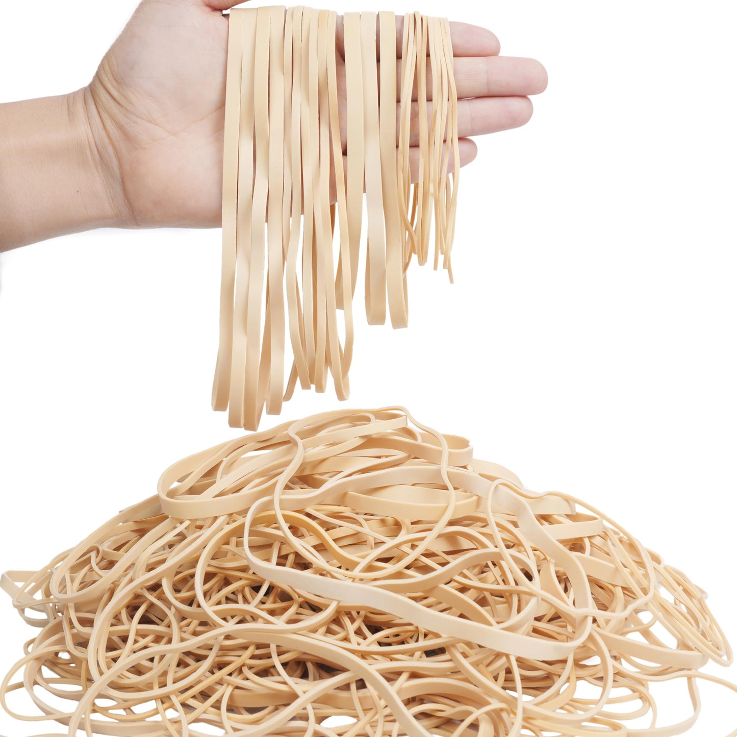 Rubber Bands Assorted Sizes 0.5lbs 4 sizes large rubber bands heavy duty Elastic Bands Tactical rubber band for Office supplies size#69,size#117B,size#8in,size(4-4/5" x 1/16")