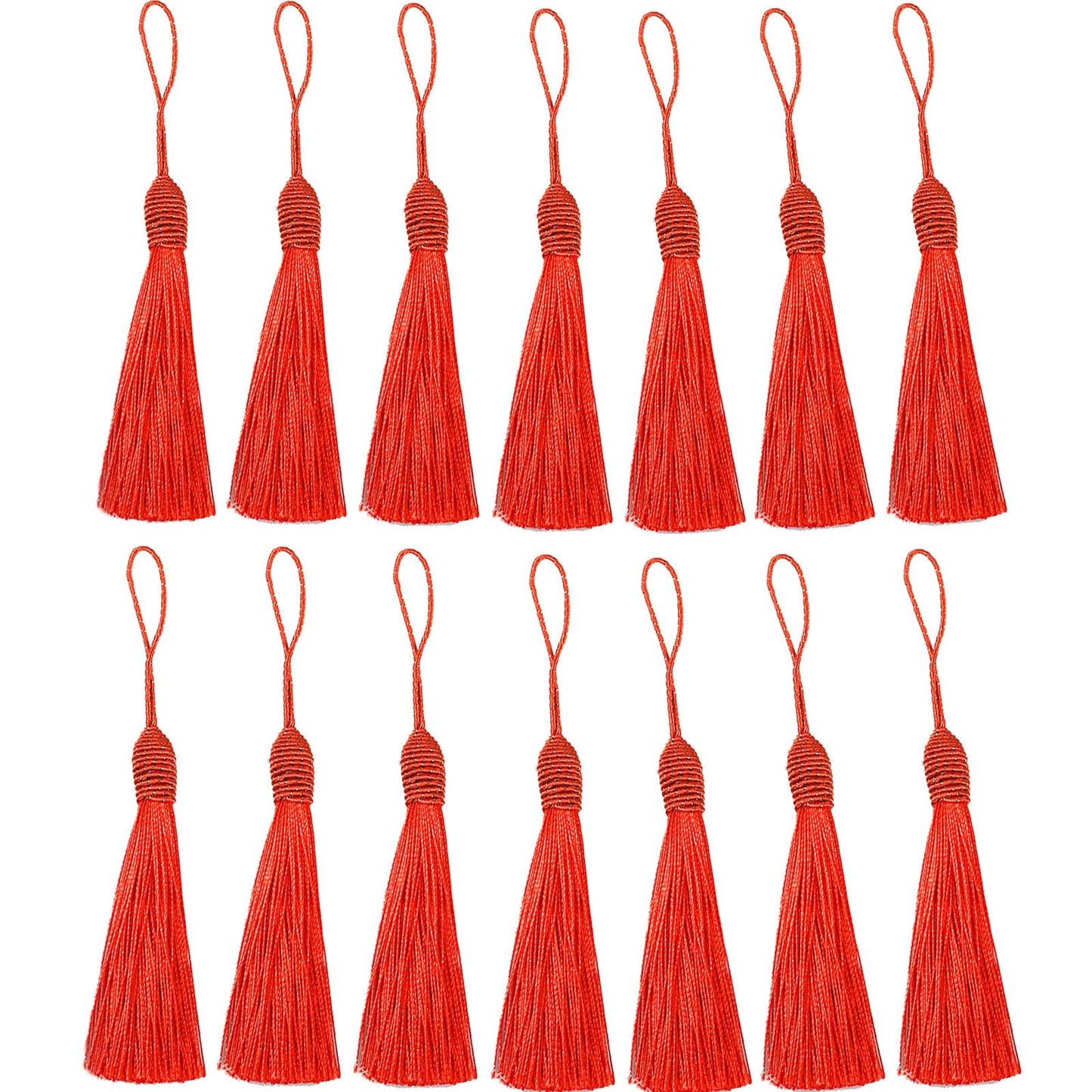 20pcs 5.5Inch Craft Tassels Handmade Polyester Filament Embellishments for Keychain Earring Jewelry Making, Souvenir, Graduation,Clothing Sewing,Gift Tag DIY Craft Projects. (Military Green 1)