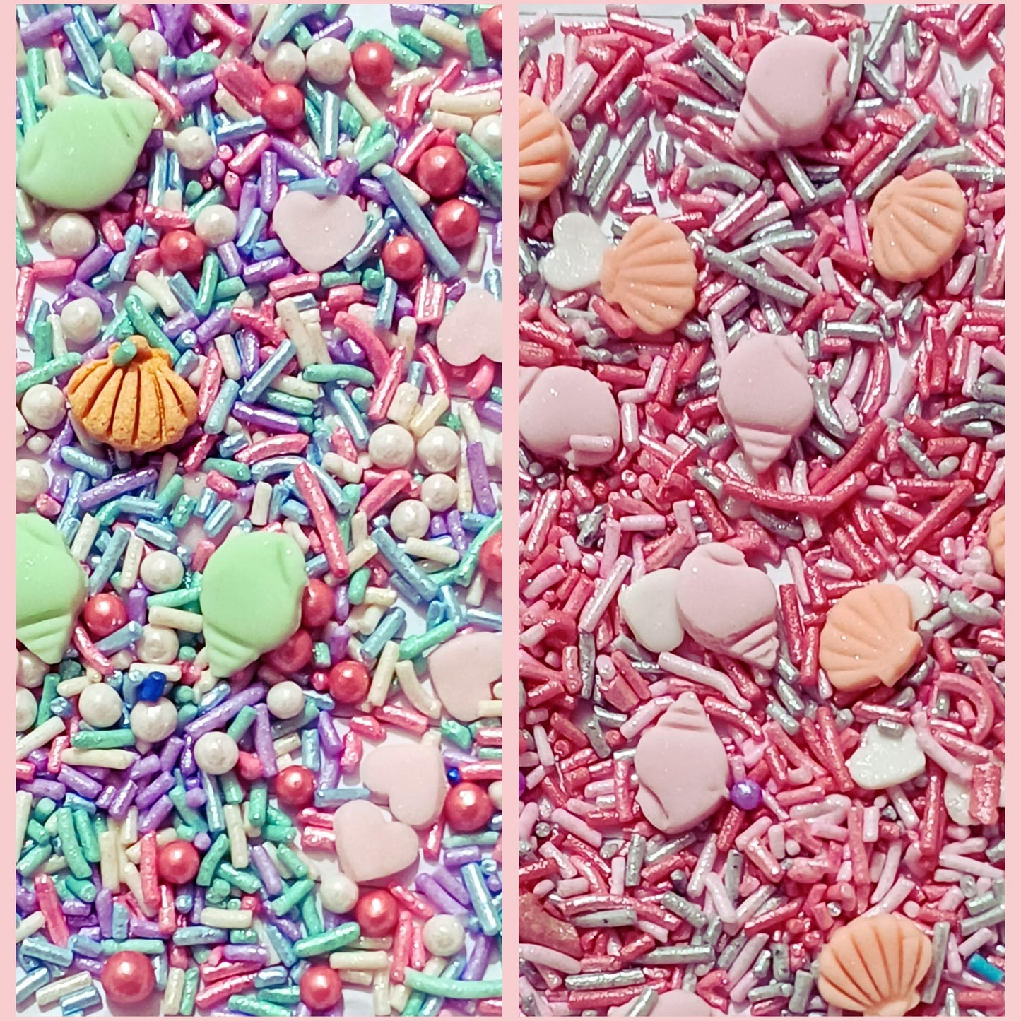 Confect Ocean-Themed Sprinkles Set – 5 Assorted Pastel Edible Sea Shell, Mermaid, starfishes & fish Sprinkle Mixes for Cake, Cupcake & Cookie Decorating –Ocean-Themed Baking Decorations- Vegan, Gluten-Free, Nut-Free, Soy-Free, Dairy-Free, Palm Oil-Free- 5