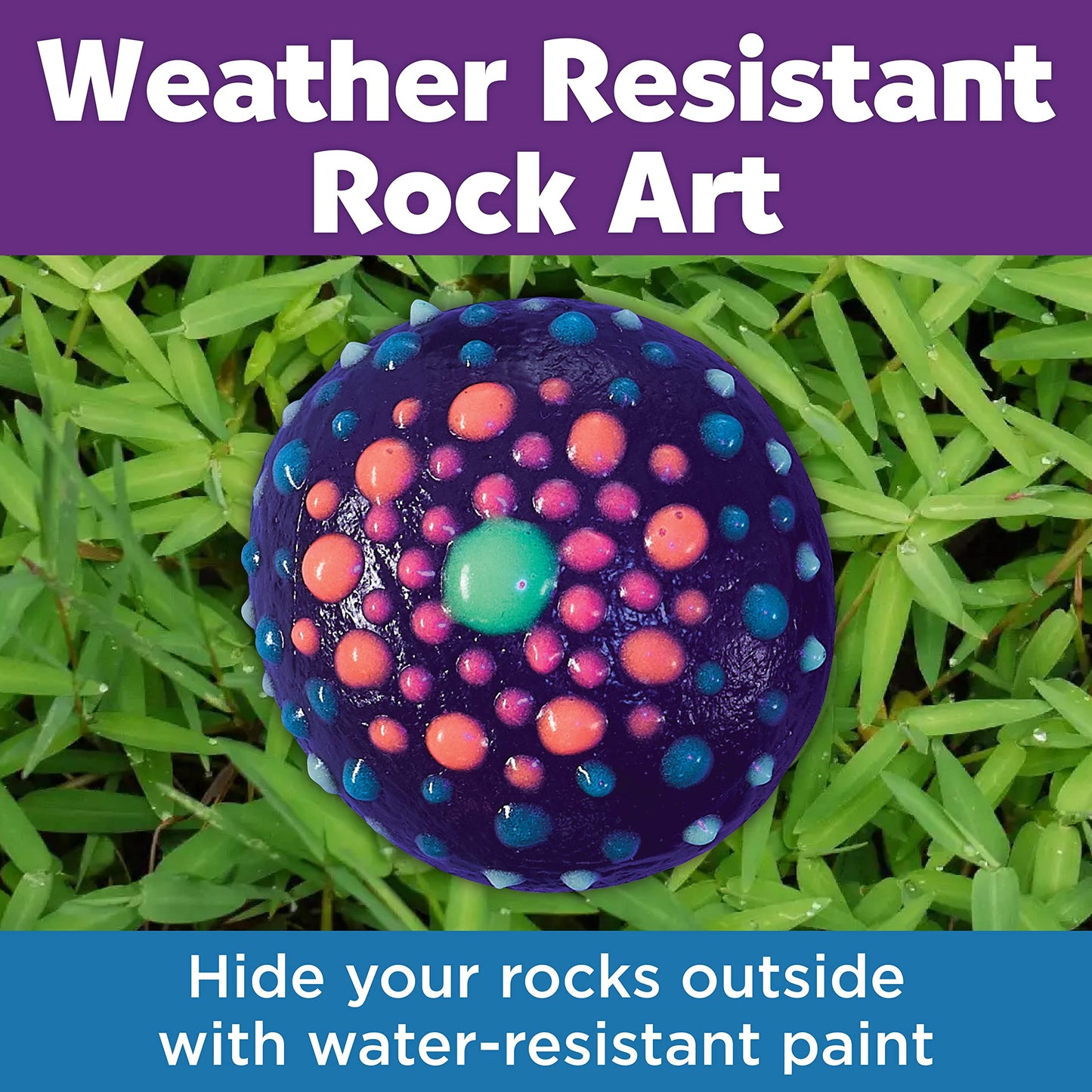 Creativity for Kids Rock Painting Kit - Glow in the Dark Rock Kit: Crafts for Kids, Painting Rocks Arts and Crafts, Kids Gift (Ages 6+)