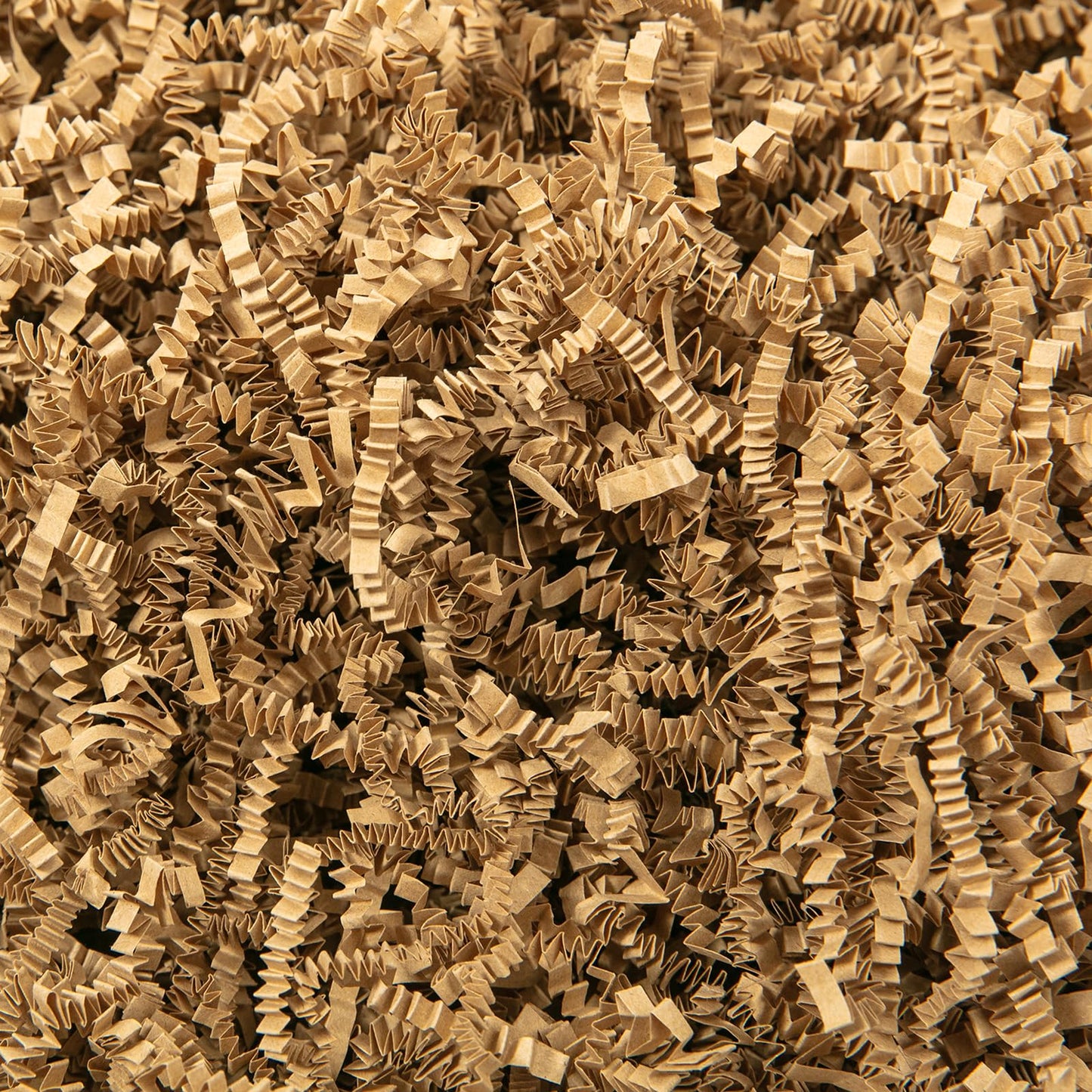 Mefleet 2 LB Crinkle Cut Paper Shred Filler Brown Crinkle Shredded Paper for Gift Box - Gift Basket Bag Filler - Kraft Grass Cushion Stuffing for Christmas Holiday Packaging Wrapping