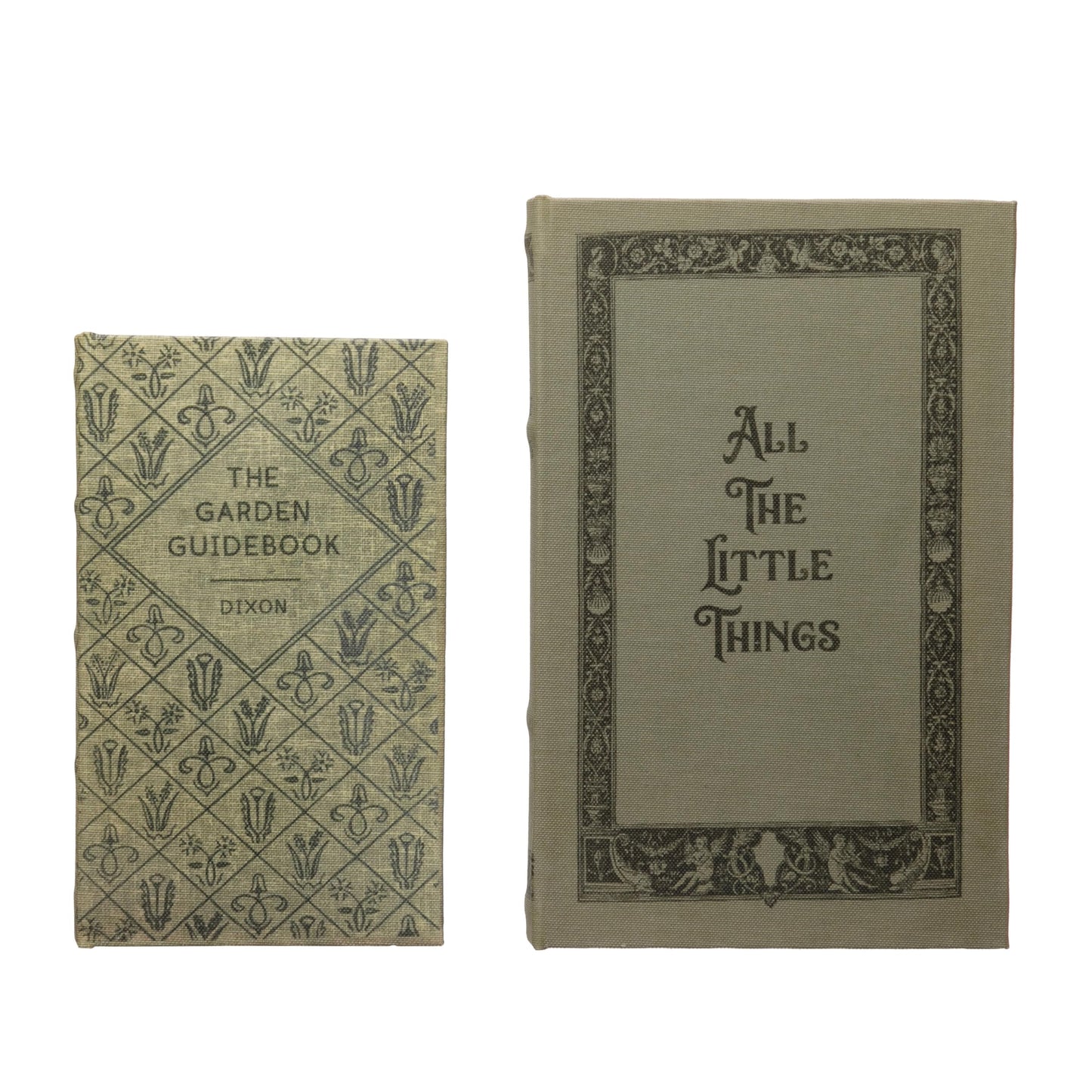 MDF & Canvas Book Storage Boxes, Set of 2 All The Little Things